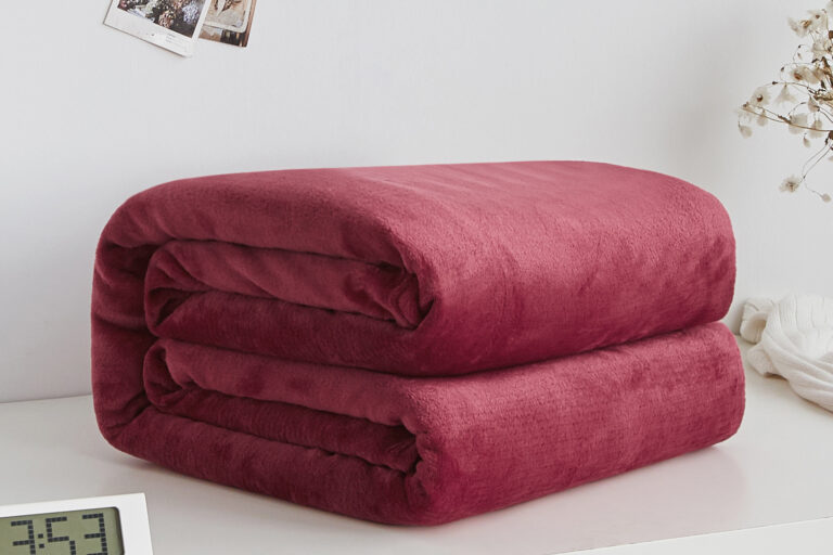 Color soft thick coral fleece blanket (3)