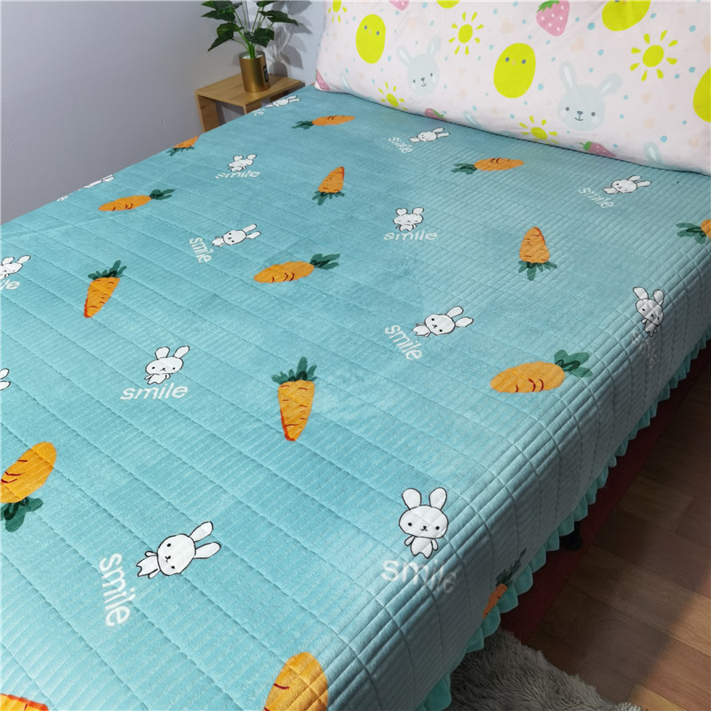 Doublesided quilted blanket bed cover Blanket Manufacturer