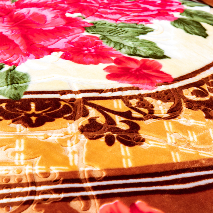 100 polyester kuwait raschel mink blanket Blanket Manufacturer