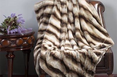 Faux fur mink throw and blanket (6)