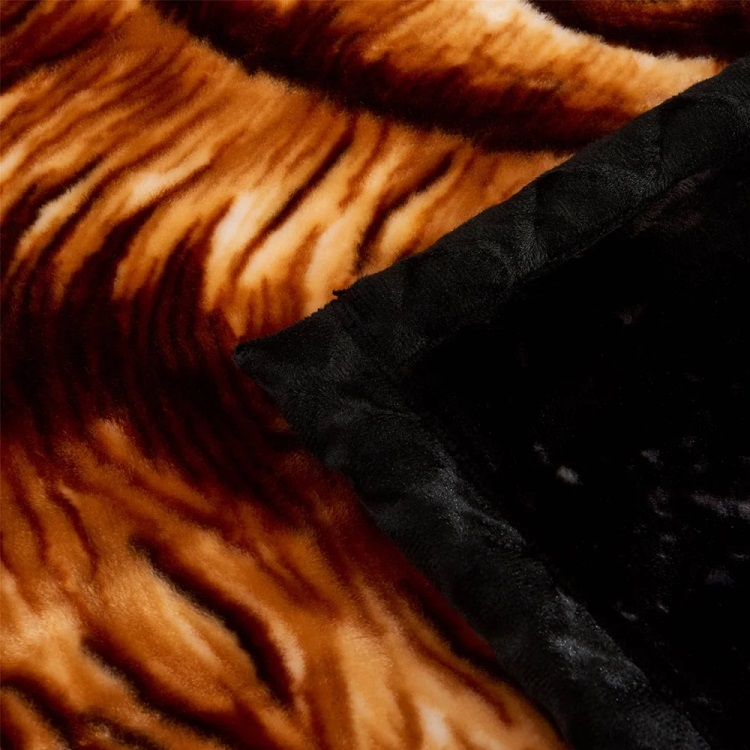 Korean style animal raschel mink blankets Blanket Manufacturer