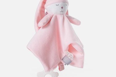 Newest plush baby security blanket with animal (5)