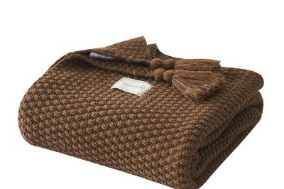 Nordic thin sofa cable knit throw blanket (5)