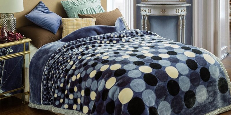 Soft mink raschel blanket for winter (2)