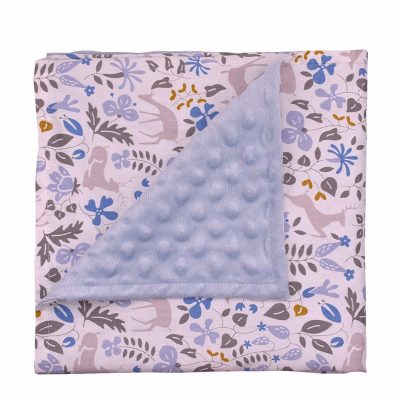 Soft minky baby blanket for newborns (5)