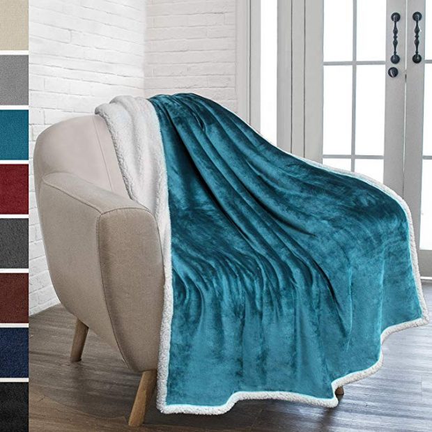 Ultra luxury plush sherpa throw blanket (4)