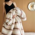 Gradient faux mink blanket for sofa or bed winter use