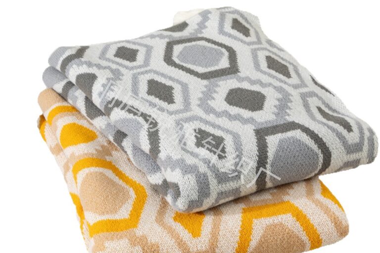 Bohemian luxury thick throw blanket for nap, office, and travel