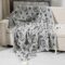 Bohemian luxury thick throw blanket for nap, office, and travel