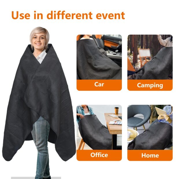 Electric therapy heating blanket pad for pain relief and winter use