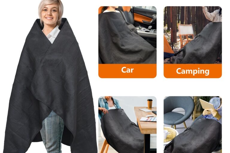 Portable Electric Heating Therapy Blanket Pad for Pain Relief and Winter Warmth (1) Electric therapy heating blanket pad for pain relief and winter use