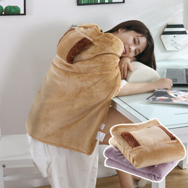  USB electric heating blanket for home, dorm, office, or travel use